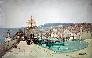 Godwin: Smeaton's Pier, St Ives, Cornwall