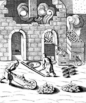 Barrow: Smelting of copper: making liquation cakes by