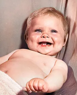 Chubby: Smiling baby girl