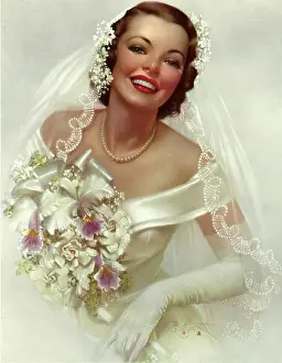 Nuptials: Smiling Bride