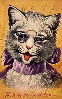 Thiele: Smiling Cat Wearing Glasses
