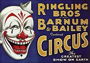 Grin: Smiling Clown Face