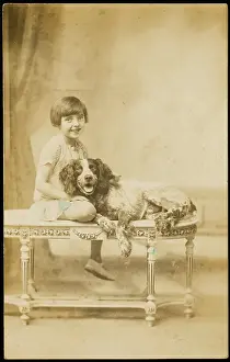 Equally: SMILING GIRL & DOG