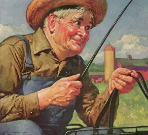 Seniors: Smiling Old Farmer