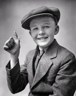Preteen: Smiling Preteen Boy Looking at Camera Wearing