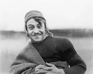 Mustaches: Smiling sportsman