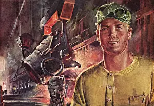 Welder: Smiling Welder