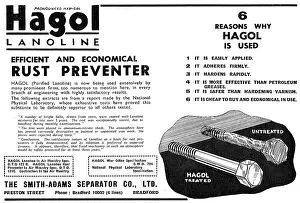 Preventer: Smith-Adams Hagol Lanoline Rust Preventer