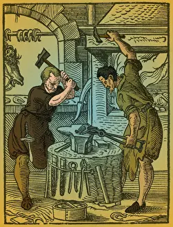 Hammering: The Smith, Medieval Tradesman