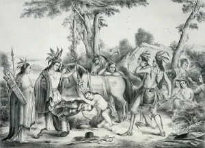 Preventing: Smith rescued by Pocahontas