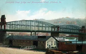 Smithfield: Smithfield Street Bridge and Monongahela Wharf, Pittsburgh