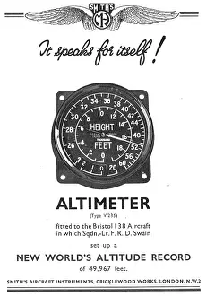 Altimeter: Smiths Aircraft Altimeter