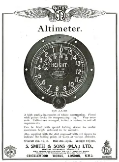 Altimeter: Smiths Aircraft Altimeter Type AA 563