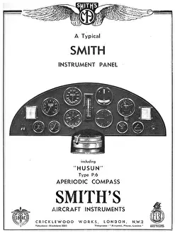 Husun: Smiths Aircraft Instrument Panel : Husun P6 Compass