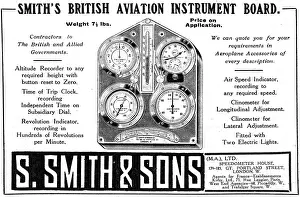 S.smith: Smiths Aircraft Instruments 1917 Advert