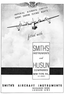 Husun: Smiths Aircraft Instruments & Components - Husun P4 Compass