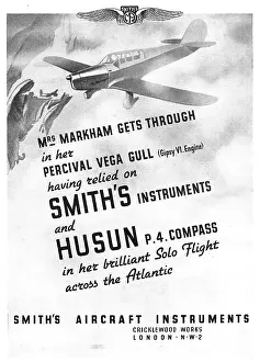 Husun: Smiths Aircraft Instruments - Husun Compass - Mrs Markham