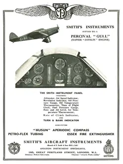 S.smith: Smiths Aircraft Instruments For The Percival Gull