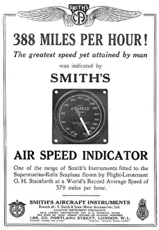 Stainforth: Smiths Airspeed Indicator - Stainforth Speed Record