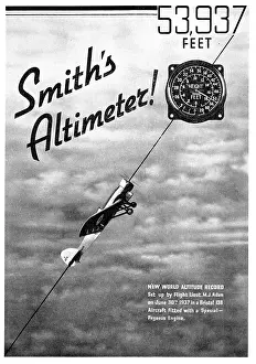 Altimeter: Smiths Altimeter 1937