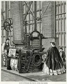Tufted: SMITH'S CARPET LOOM 1862