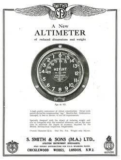 Altimeter: Smiths - A New Altimeter Of Reduced Dimensions & Weight