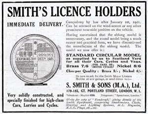 Sep18: Smith's Vehicle Licence Holders