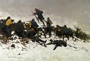 Daring: Through the Smoke Sprang the Daring Young Soldier