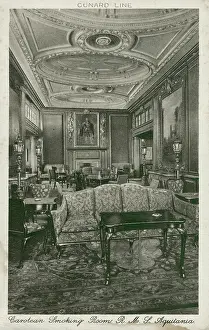 Ostentatious: Smoking Room on the RMS Aquitania