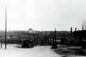 Heavily: Smolensk after being taken by the Germans, 1941