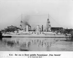 Anchored: SMS battleship Heinrich, 1902