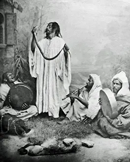 Charmer: Snake charmer, North Africa