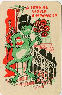 Frogs: Snap card - A frog he would a-wooing go