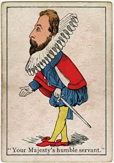 Ruff: Snap Playing Card - Courtier bowing