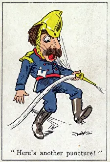 Snap: Snap Playing Card - Fireman with punctured hose