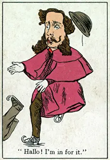Skates: Snap Playing Card - Man skating