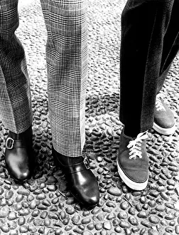 Keds: Sneakers (right), w/ Mod Ankle Boots, 1966. ?
