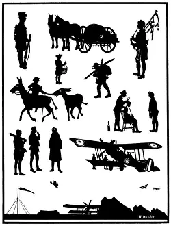 Silhouettes: Snipped by the Scissors by H. L. Oakley