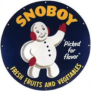 Vegtable: Snoboy Fruit Label
