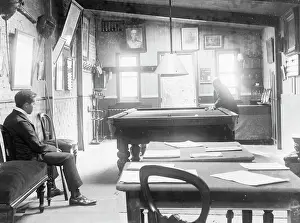 Upholstery: Snooker room with two players