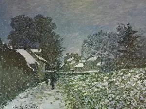 Argenteuil: Snow at Argenteuil, by Monet
