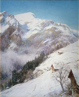 Wengen: Snow Clad Hills in Wengen