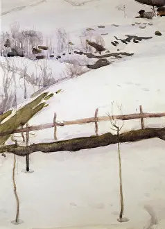 Leech: A Snow-Covered Field