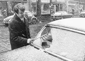 Windshield: Snow at Easter 1973