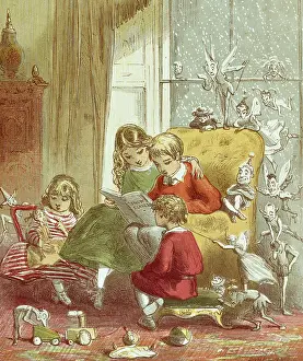 Browne: Snow Flakes ' children reading a book