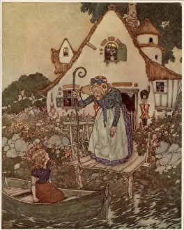 Gerda: The Snow Queen - Edmund Dulac