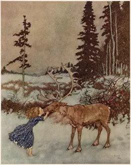 Gerda: The Snow Queen - Edmund Dulac