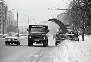 Removal: Snow removal in Moscow