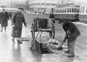 Imagno Brandstätter Images Gmbh: Snow removal in Vienna 1965