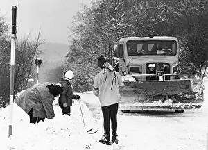 Imagno Brandstätter Images Gmbh: Snow removal in Vienna 1970